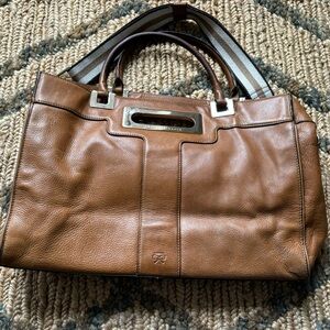 Anya Hindmarch leather handbag with strap